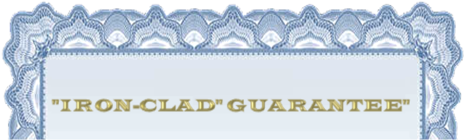 Iron Clad Guarantee | ABA Customs, Inc. | Our Iron Clad Guarantee